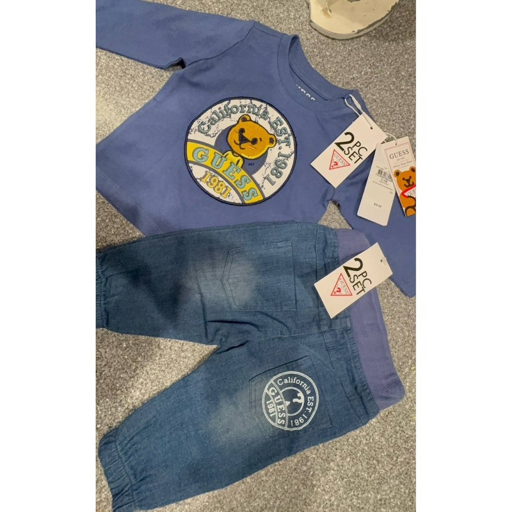 NEW infant boys size 0-3 months GUESS two piece outfit.  Even cuter in person.